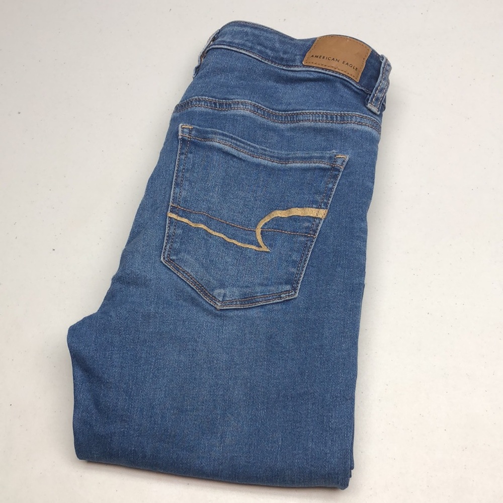 NEXT LEVEL STRETCH AEO HI-RISE JEGGING JEANS 2/26x28 🇺🇸